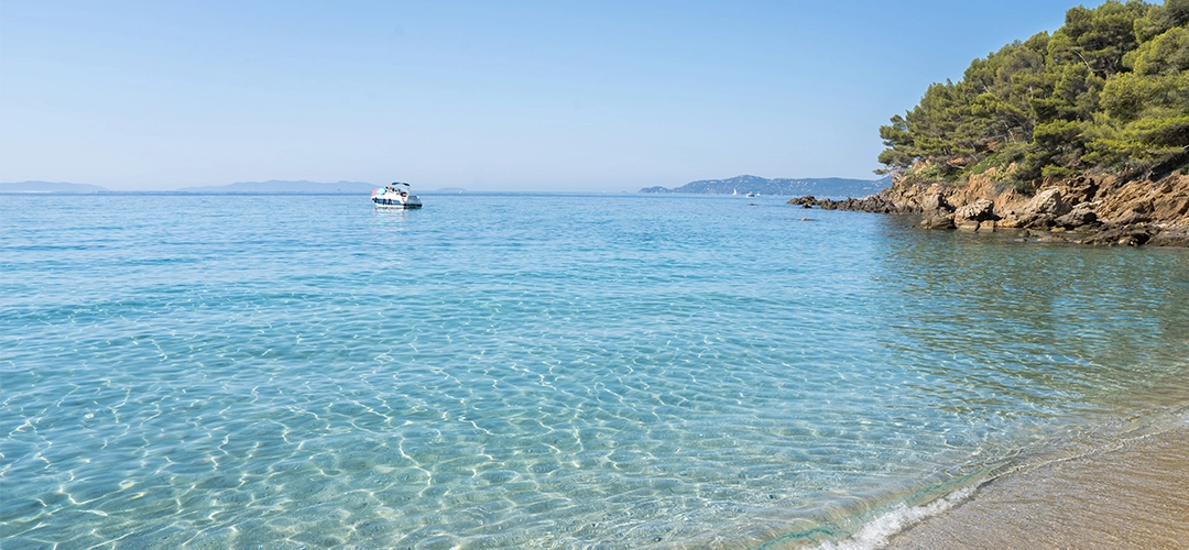 plage jean blanc au Lavandou