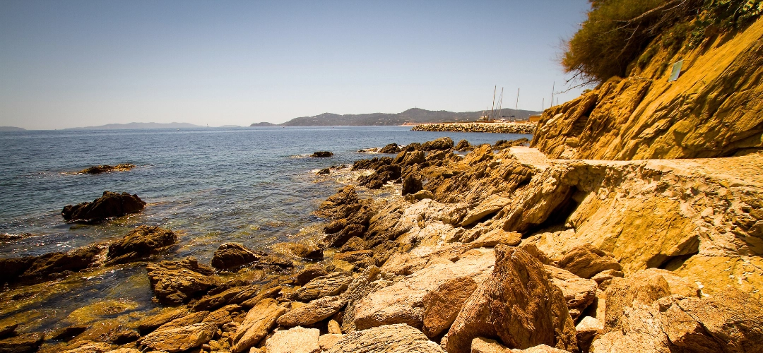 Sentier du littoral au Lavandou