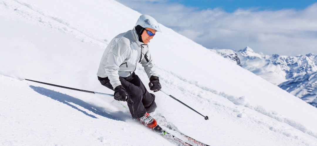 Skie sur le massif du mont blanc