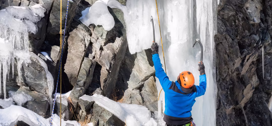 Escalade sur glace