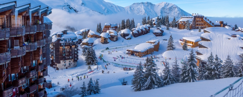 Photo Ski without borders at - Les Portes du Soleil ski area